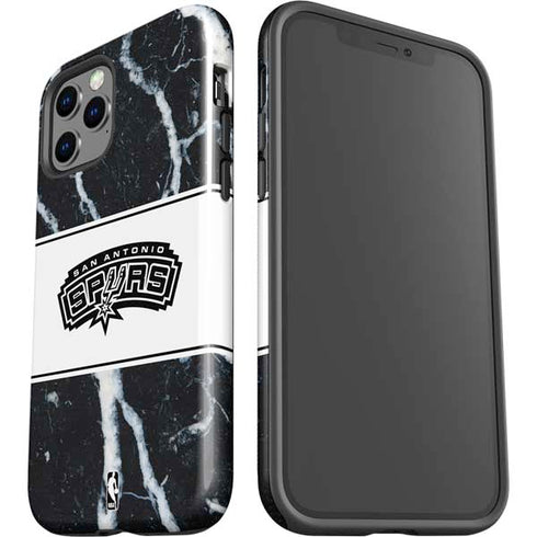 NBA San Antonio Spurs Marble iPhone 12 Pro Max Impact Case