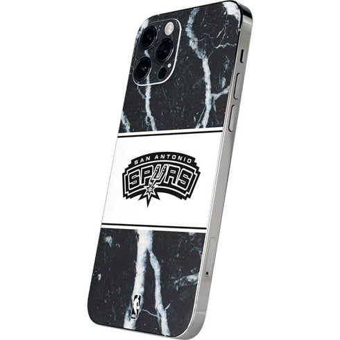 NBA San Antonio Spurs Marble iPhone 12 Pro Skin