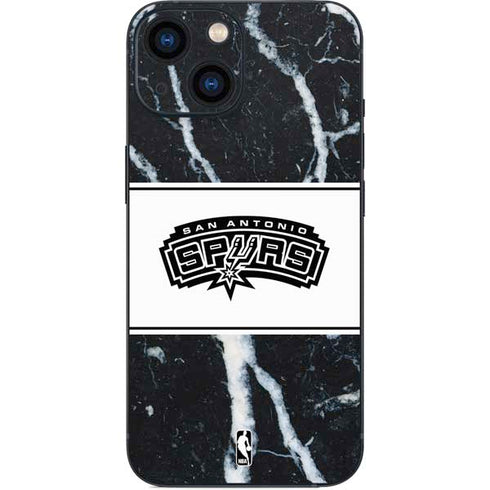 NBA San Antonio Spurs Marble iPhone 13 Mini Skin