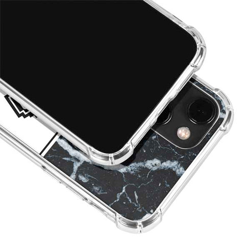 NBA San Antonio Spurs Marble iPhone 15 Plus Clear Case