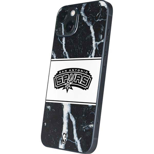 NBA San Antonio Spurs Marble iPhone 15 Plus Skin
