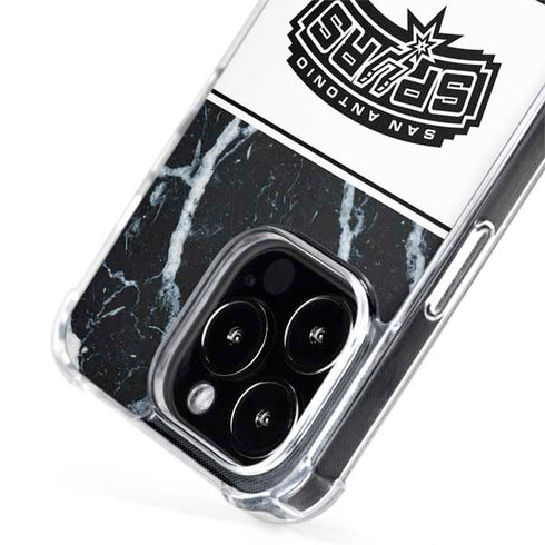 NBA San Antonio Spurs Marble iPhone 15 Pro Max MagSafe Case