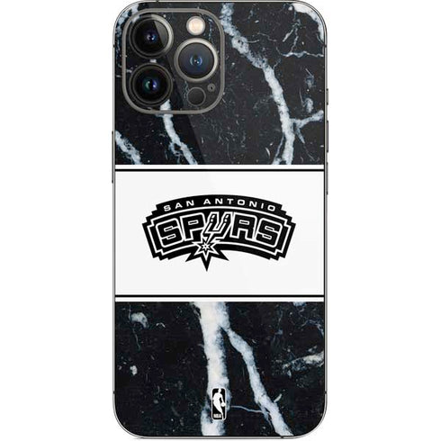 NBA San Antonio Spurs Marble iPhone 14 Pro Max Skin