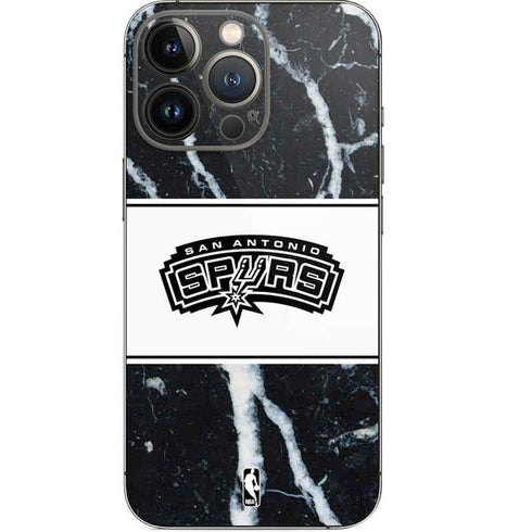 NBA San Antonio Spurs Marble iPhone 14 Pro Skin
