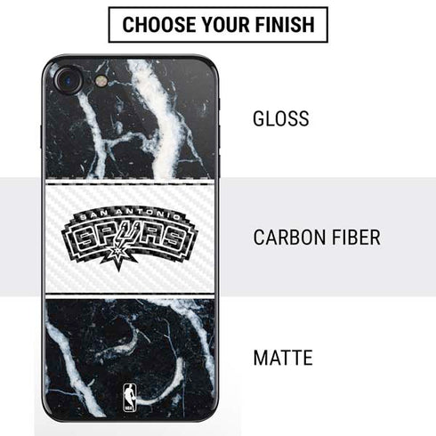 NBA San Antonio Spurs Marble iPhone SE (2nd & 3rd Gen) Skin