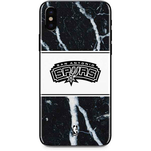 NBA San Antonio Spurs Marble iPhone X Skin