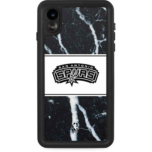 NBA San Antonio Spurs Marble iPhone XR Waterproof Case
