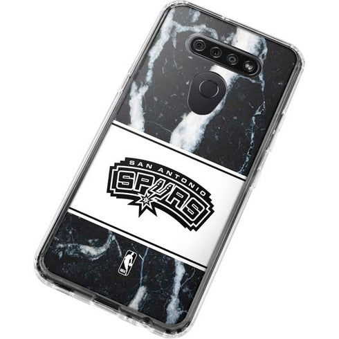 NBA San Antonio Spurs Marble LG K51/Q51 Clear Case
