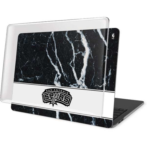 NBA San Antonio Spurs Marble MacBook Pro 15in (2016-19) Case plus Skin