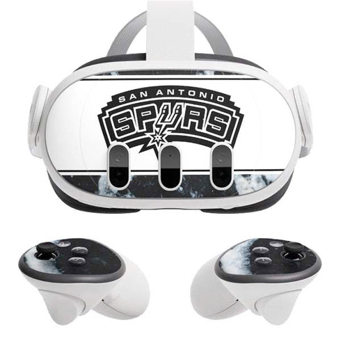 NBA San Antonio Spurs Marble Meta Quest 3 Skin