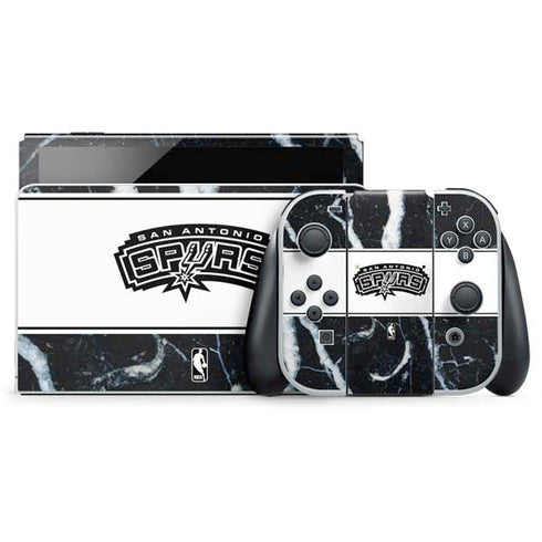 NBA San Antonio Spurs Marble Nintendo Switch OLED (2021) Skin