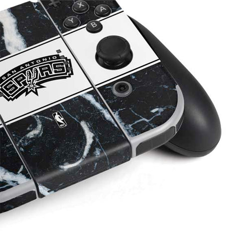 NBA San Antonio Spurs Marble Nintendo Switch OLED (2021) Skin