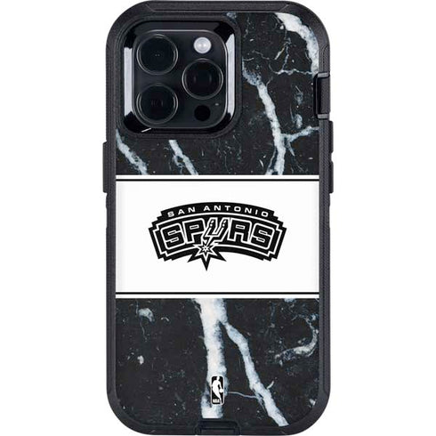 NBA San Antonio Spurs Marble Otterbox Defender iPhone Skin