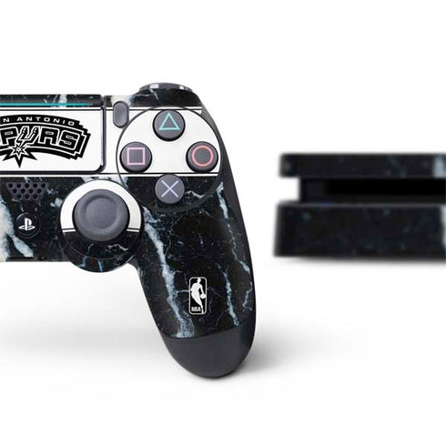 NBA San Antonio Spurs Marble PS4 Slim Bundle Skin