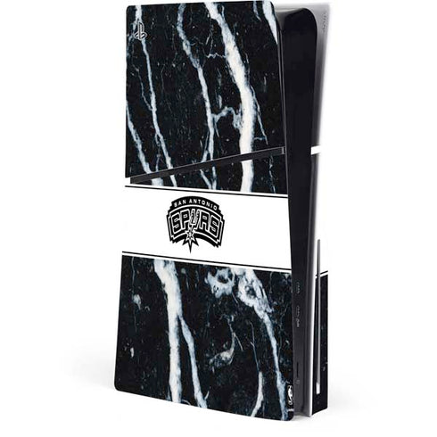 NBA San Antonio Spurs Marble PS5 Slim Disk Console Skin