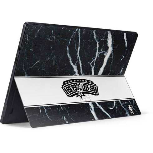NBA San Antonio Spurs Marble Surface Pro 7 Skin