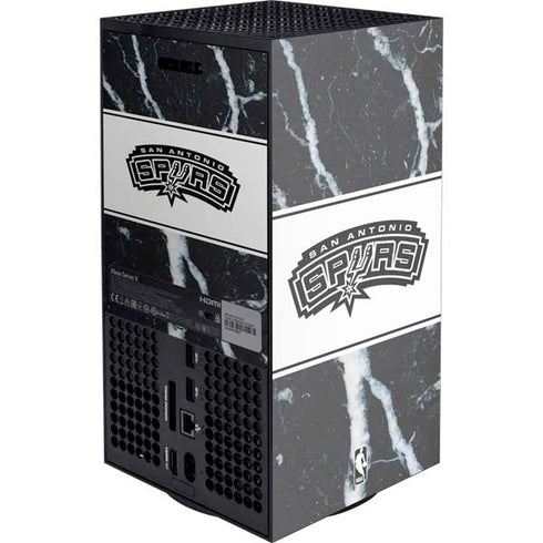 NBA San Antonio Spurs Marble Xbox Series X Console Skin