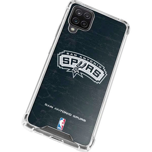 NBA San Antonio Spurs Primary Logo Galaxy A12 Clear Case