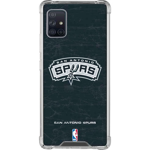 NBA San Antonio Spurs Primary Logo Galaxy A51 5G Clear Case