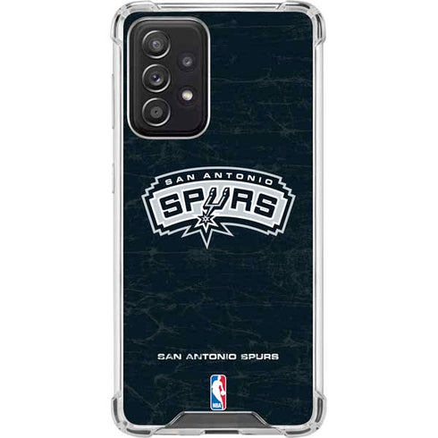 NBA San Antonio Spurs Primary Logo Galaxy A52 5G Clear Case