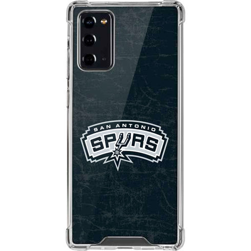 NBA San Antonio Spurs Primary Logo Galaxy Note20 5G Clear Case