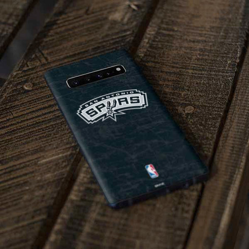 NBA San Antonio Spurs Primary Logo Galaxy S10 Skin