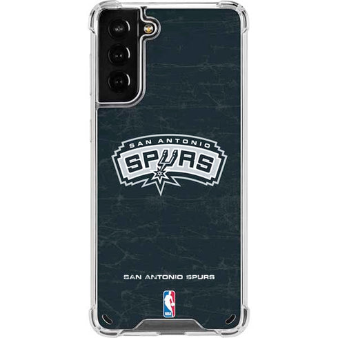 NBA San Antonio Spurs Primary Logo Galaxy S21 Plus 5G Clear Case