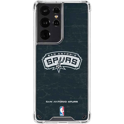 NBA San Antonio Spurs Primary Logo Galaxy S21 Ultra 5G Clear Case