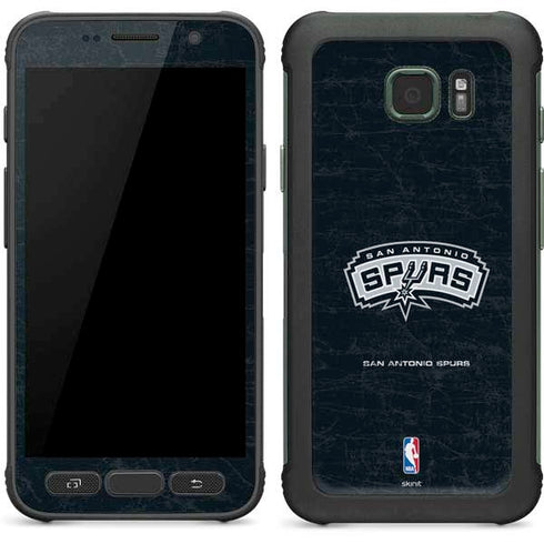 NBA San Antonio Spurs Primary Logo Galaxy S7 Active Skin