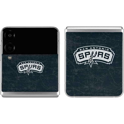 NBA San Antonio Spurs Primary Logo Galaxy Z Flip4 5G Skin