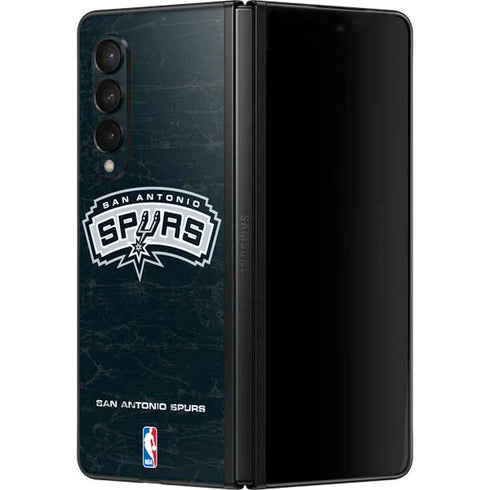 NBA San Antonio Spurs Primary Logo Galaxy Z Fold3 5G Skin