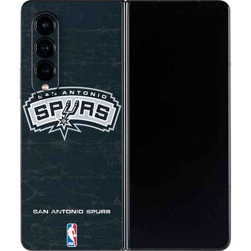 NBA San Antonio Spurs Primary Logo Galaxy Z Fold4 5G Skin