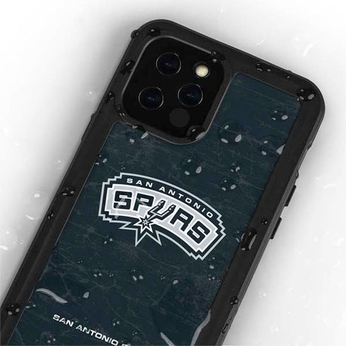 NBA San Antonio Spurs Primary Logo iPhone 12 Pro Waterproof Case