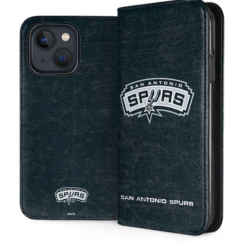 NBA San Antonio Spurs Primary Logo iPhone 13 Folio Case