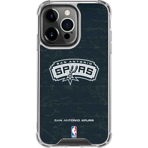 NBA San Antonio Spurs Primary Logo iPhone 14 Pro Clear Case