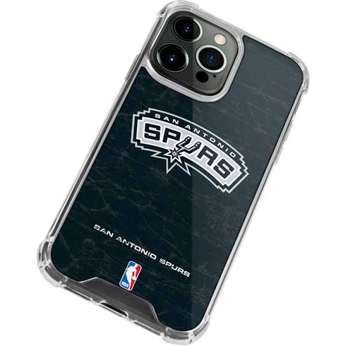 NBA San Antonio Spurs Primary Logo iPhone 15 Pro Max Clear Case