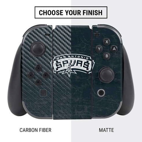 NBA San Antonio Spurs Primary Logo Nintendo Switch Bundle Skin
