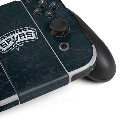 NBA San Antonio Spurs Primary Logo Nintendo Switch OLED (2021) Skin