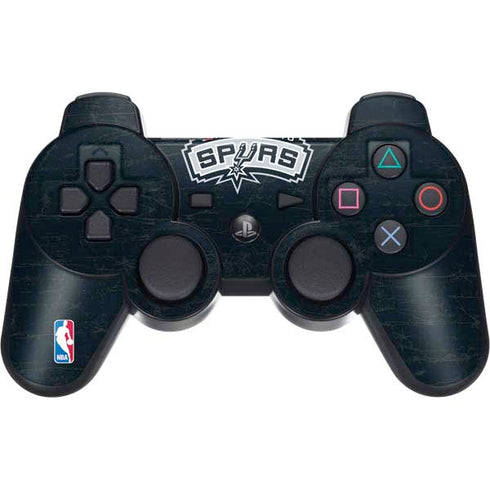 NBA San Antonio Spurs Primary Logo PS3 Dual Shock wireless controller Skin