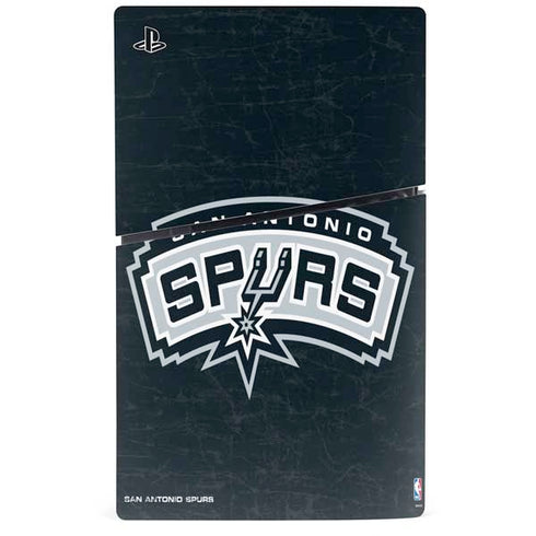 NBA San Antonio Spurs Primary Logo PS5 Slim Disk Console Skin