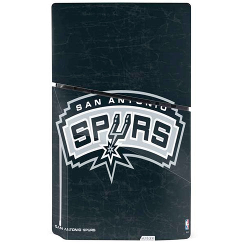 NBA San Antonio Spurs Primary Logo PS5 Slim Disk Console Skin