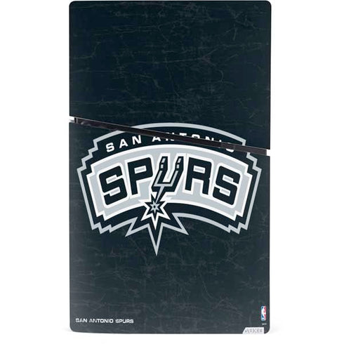 NBA San Antonio Spurs Primary Logo PS5 Slim Digital Edition Console Skin
