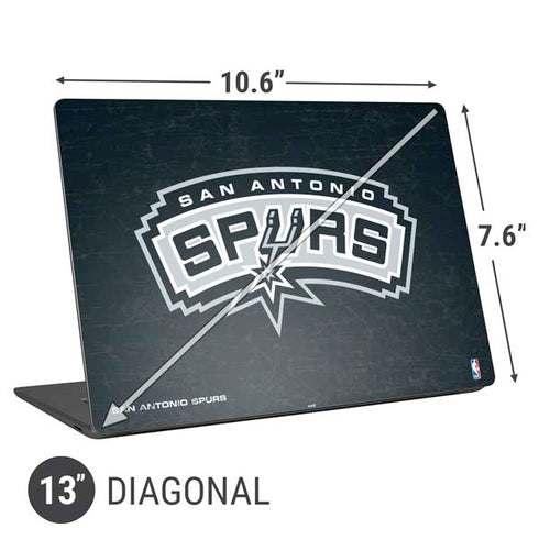 NBA San Antonio Spurs Primary Logo Universal Laptop 13in (10.6 x 7.6in) Skin