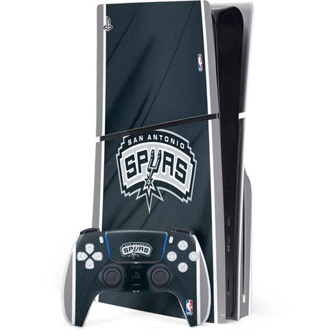 NBA San Antonio Spurs PS5 Slim Disk Bundle Skin