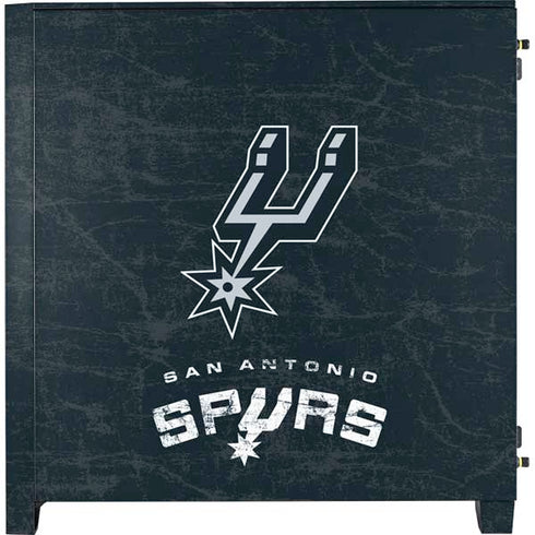 NBA San Antonio Spurs Secondary Logo Corsair 4000D Tempered Glass Mid-Tower ATX Case Skin