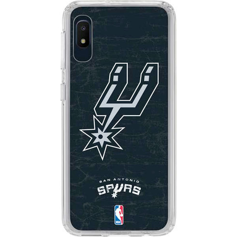 NBA San Antonio Spurs Secondary Logo Galaxy A10e Clear Case