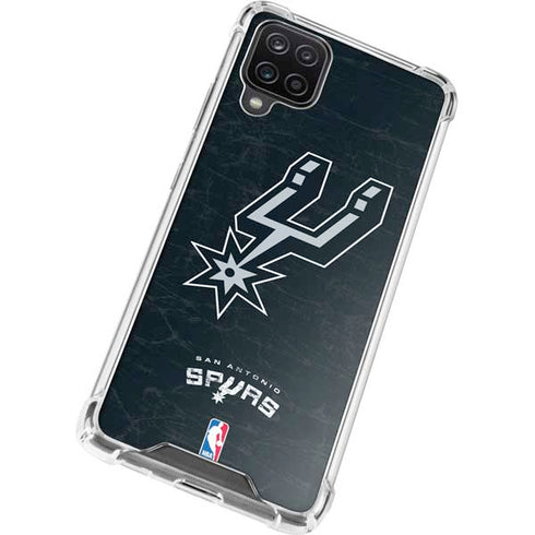 NBA San Antonio Spurs Secondary Logo Galaxy A12 Clear Case