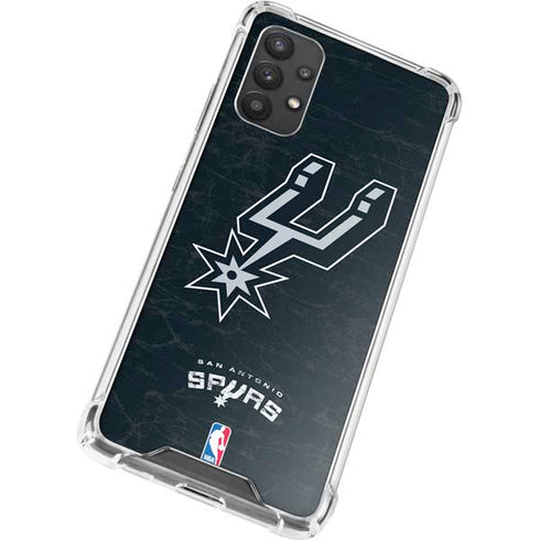 NBA San Antonio Spurs Secondary Logo Galaxy A32 5G Clear Case