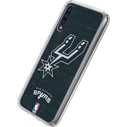 NBA San Antonio Spurs Secondary Logo Galaxy A50 Clear Case