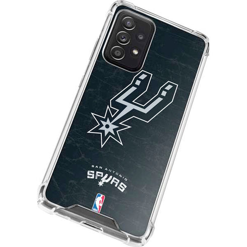NBA San Antonio Spurs Secondary Logo Galaxy A52 5G Clear Case